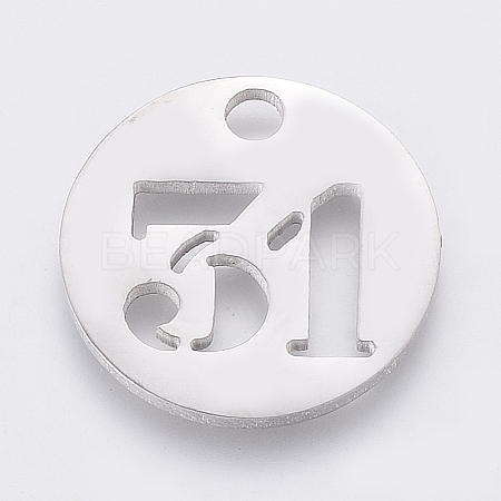 Non-Tarnish 304 Stainless Steel Pendants STAS-F233-31-P-1