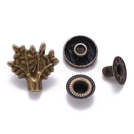 Brass Snap Buttons LS-SNAP-S012-011-RS-1