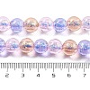 Handmade Foil Lampwork Beads Strands FOIL-K003-06B-15-4