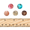 56Pcs 5 Colors Spray Painted Natural Akoya Shell Pendants SHEL-FS0001-09-5