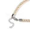 5MM Nylon Twisted Cord Necklace Making FIND-G096-01P-26-2
