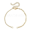 304 Stainless Steel Cable Chain Bracelet Making AJEW-JB01638-1