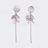 Transparent Acrylic Dangle Earring EJEW-JE03610-06-2
