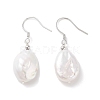 Natural Pearl Dangle Earrings for Women EJEW-C082-10B-P-1