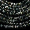 Natural Moss Agate Beads Strands G-L635-A27-4x2mm-5