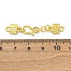 Brass Hook and S-Hook Clasps KK-U059-22G-3