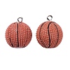 16Pcs 2 Colors Opaque Resin Pendants RESI-LS0001-03P-4
