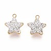 Ion Plating(IP) 201 Stainless Steel Charms STAS-N109-216A-G-1