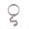 Tarnish Resistant 304 Stainless Steel Split Key Ring Clasps STAS-L226-009C-2
