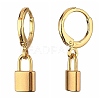 Brass Huggie Hoop Earrings X-EJEW-JE04208-05-1