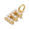 Rack Plating Brass with ABS Plastic Imitation Pearl Charms KK-B092-30E-G-2
