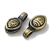 Tibetan Style Brass Pendants KK-M284-45AB-2