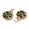 Ion Plating(IP) 304 Stainless Steel Enamel Pendants STAS-A080-43G-11-2