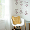 2Pcs 2 Styles PET Hollow Out Drawing Painting Stencils DIY-WH0394-0322-7