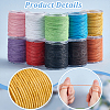 10 Rolls 10 Colors Waxed Nylon Cord DIY-WH0656-17B-4