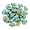 Two Tone Opaque Acrylic Imitation Gemstone Beads OACR-T033-07B-2