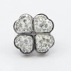 304 Stainless Steel Clover Slide Charms STAS-I022-03-1
