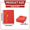 Rectangle Paper Jewelry Set Storage Boxes with Bowknot CON-TAC0014-04D-4