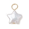 3Pcs 3 Styles Natural Keshi Pearl Pendants PALLOY-JF04240-4