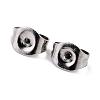 Tarnish Resistant 304 Stainless Steel Ear Nuts A-STAS-O084-02-2