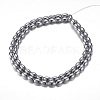 Electroplate Magnetic Synthetic Hematite Bead Strands G-A164-12A-04-2