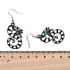 Alloy Dragon Dangle Earrings EJEW-R011-01P-6