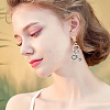 100Pcs 5 Style Tibetan Style Alloy Pendants & Pendant Rhinestone Settings TIBEP-GO0001-04-6