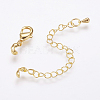 Long-Lasting Plated Brass Chain Extender X-KK-F711-11G-2
