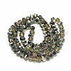 Electroplate Glass Beads Strands EGLA-Q094-A18-2