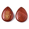 Natural Red Jasper Pendants G-T122-73K-3