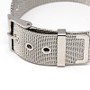 Adjustable 304 Stainless Steel Bracelets Making BJEW-M026-02-2