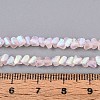 Frosted Transparent Glass Beads Strands LS-GLAA-N054-4mm-02-4