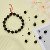 CHGCRAFT Natural Black Tourmaline Beads Strands G-CA0001-64-4
