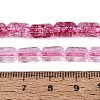 Crackle Transparent Glass Beads Strands GLAA-N068-05A-08-4
