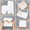 8Pcs Square Folding Kraft Paper Mailer Boxes CON-CP0001-018A-6