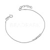 SHEGRACE Simple Design 925 Sterling Silver Bracelet with Small Beads JB09A-2