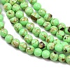 Sea Shell and Synthetic Turquoise Assembled Beads Strands G-G758-02-4mm-6