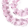 Transparent Glass Beads GLAA-Q066-14mm-B17-2