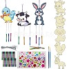 DIY Wood & Aluminium Round Tube Wind Chime Making Kits DIY-WH20038-007-1