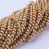 Glass Pearl Beads Strands X-HY-6D-B48-3