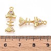 Brass Micro Pave Cubic Zirconia Pendants X1-KK-N263-80G-3