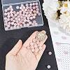 2 Strands Natural Rose Quartz Dyed Beads Strands G-GO0001-27B-3