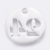 Non-Tarnish 304 Stainless Steel Pendants STAS-F233-24-P-2