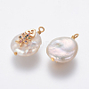 Natural Cultured Freshwater Pearl Pendants PEAR-L027-11A-2