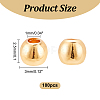Rack Plating Brass Beads KK-LP0001-08G-01-2