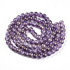 Transparent Crackle Glass Bead Strands X-GLAA-T025-8mm-02E-2