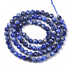 Natural Lapis Lazuli Beads Strands G-S361-4mm-006-2