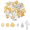 SUPERFINDINGS 60Pcs 6 Style Brass Charms KK-FH0005-10-1
