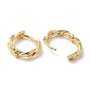 Brass Hoop Earrings EJEW-M236-01I-G-2