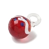 Christmas Handmade Lampwork Pendants LAMP-L081-01E-2